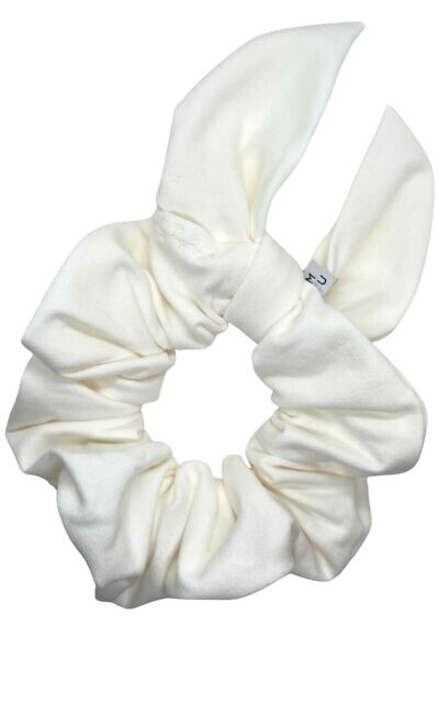 New Scrunchie Sporty Chic XL bunny- Creame